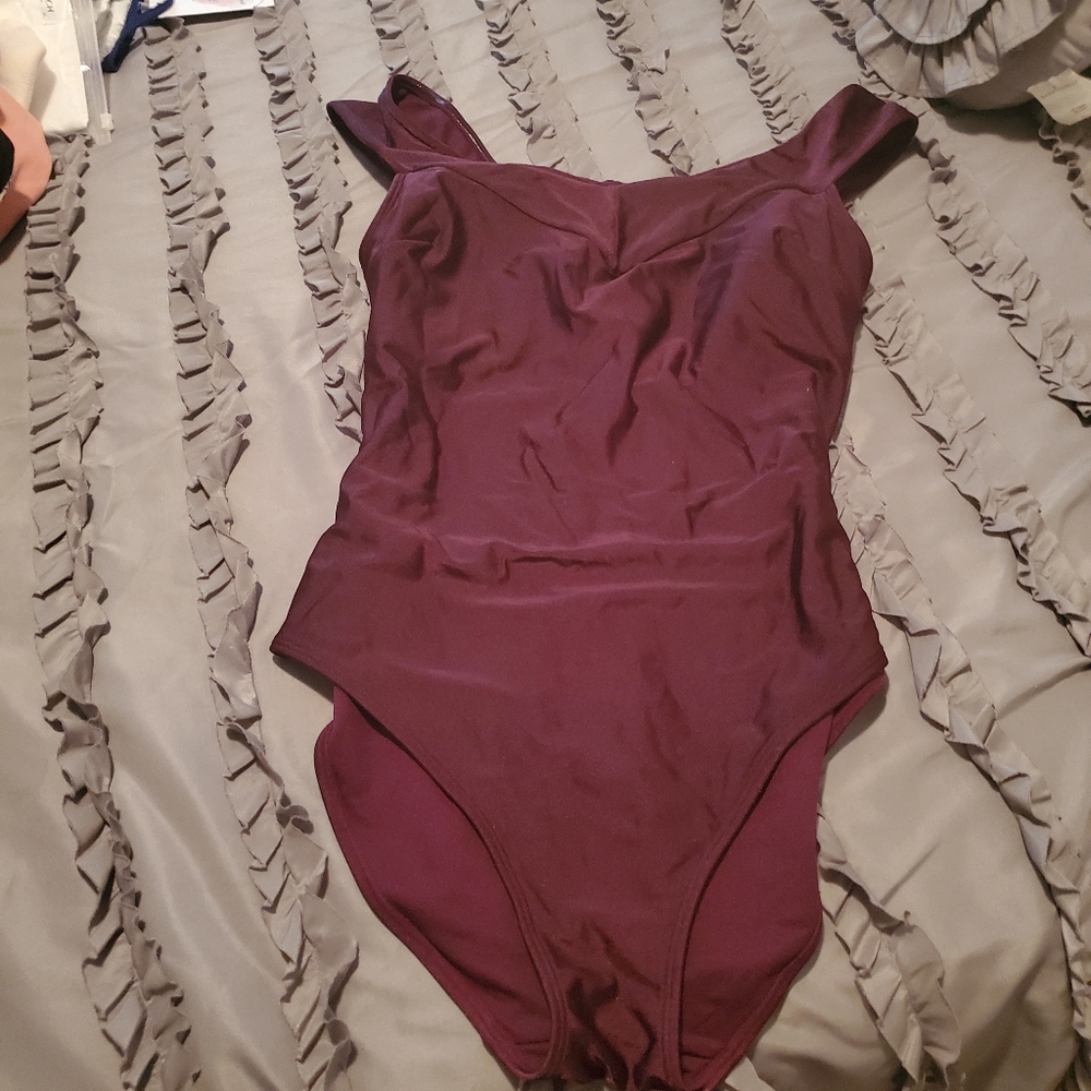 TED BAKER BRAND NEW BURGANDY SWIM SUIT! BURGANDY IN COLOR!!